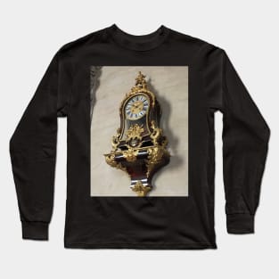 clock chateau de fontainebleau Long Sleeve T-Shirt